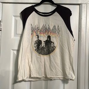 Graphic Muscle Tank Def Leopard